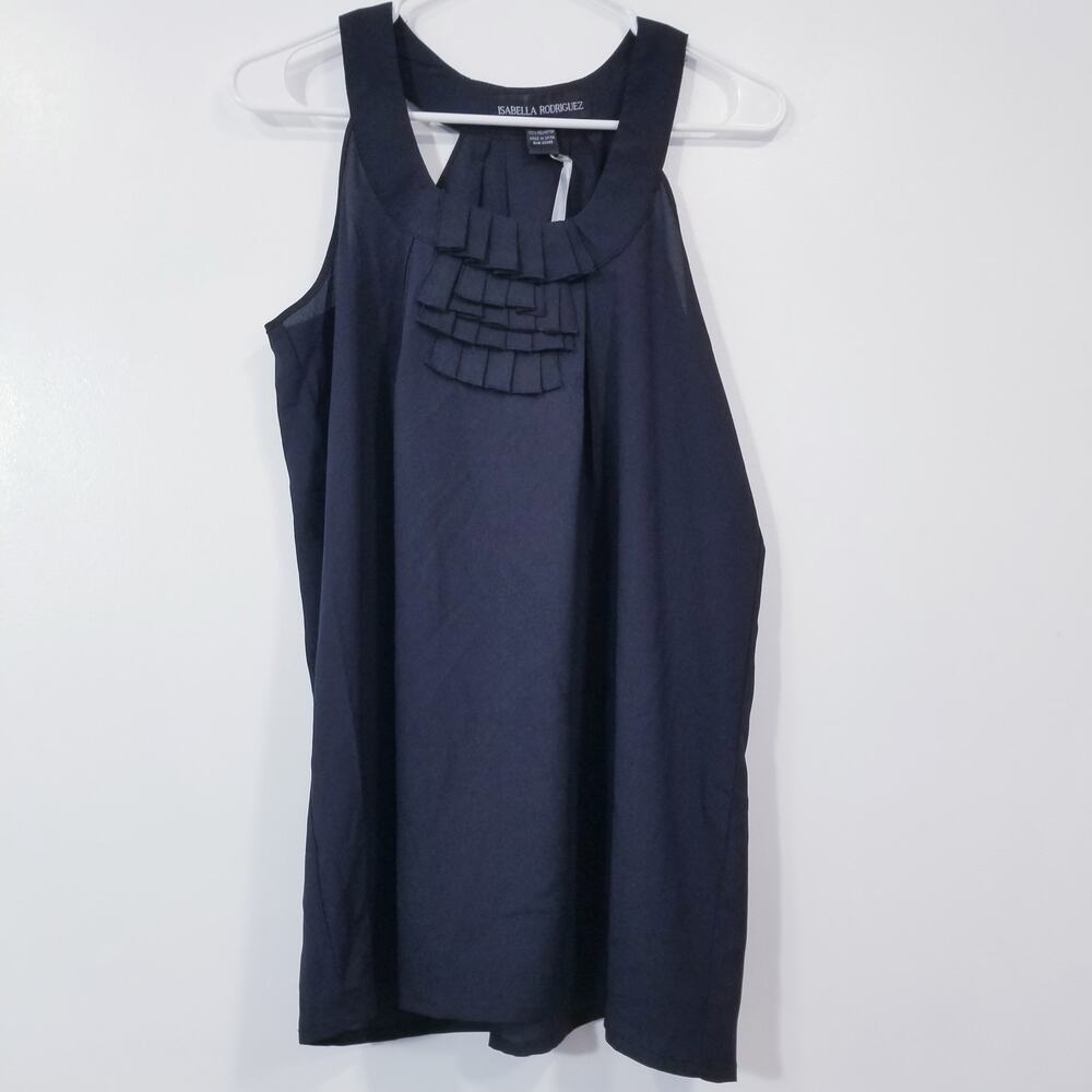 Isabella Rodriguez Black Blouse